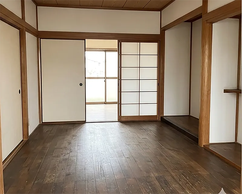 戸建て物件の整理・清掃対応afterの部屋写真